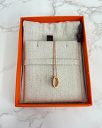 Hermes Pop H 黑色吊墜項鍊 RGHW