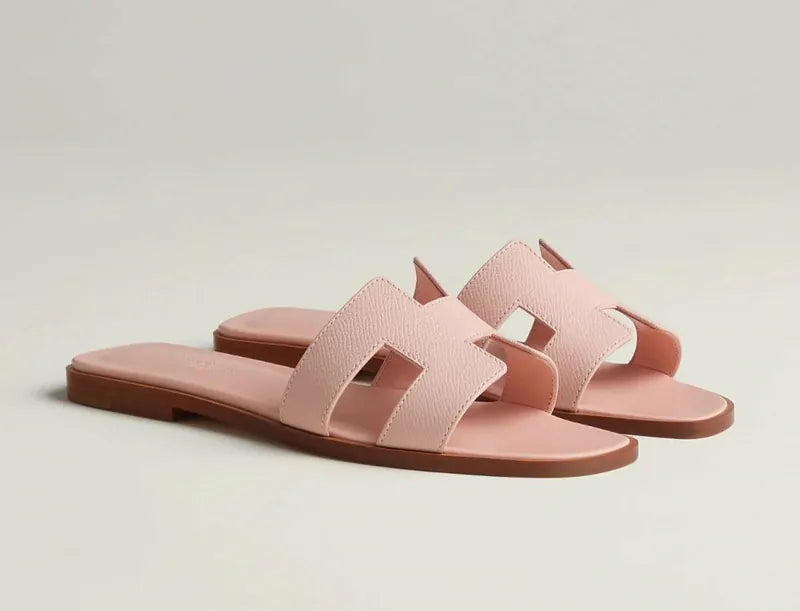 愛馬仕 Oran 涼鞋 H Rose Pale 37碼