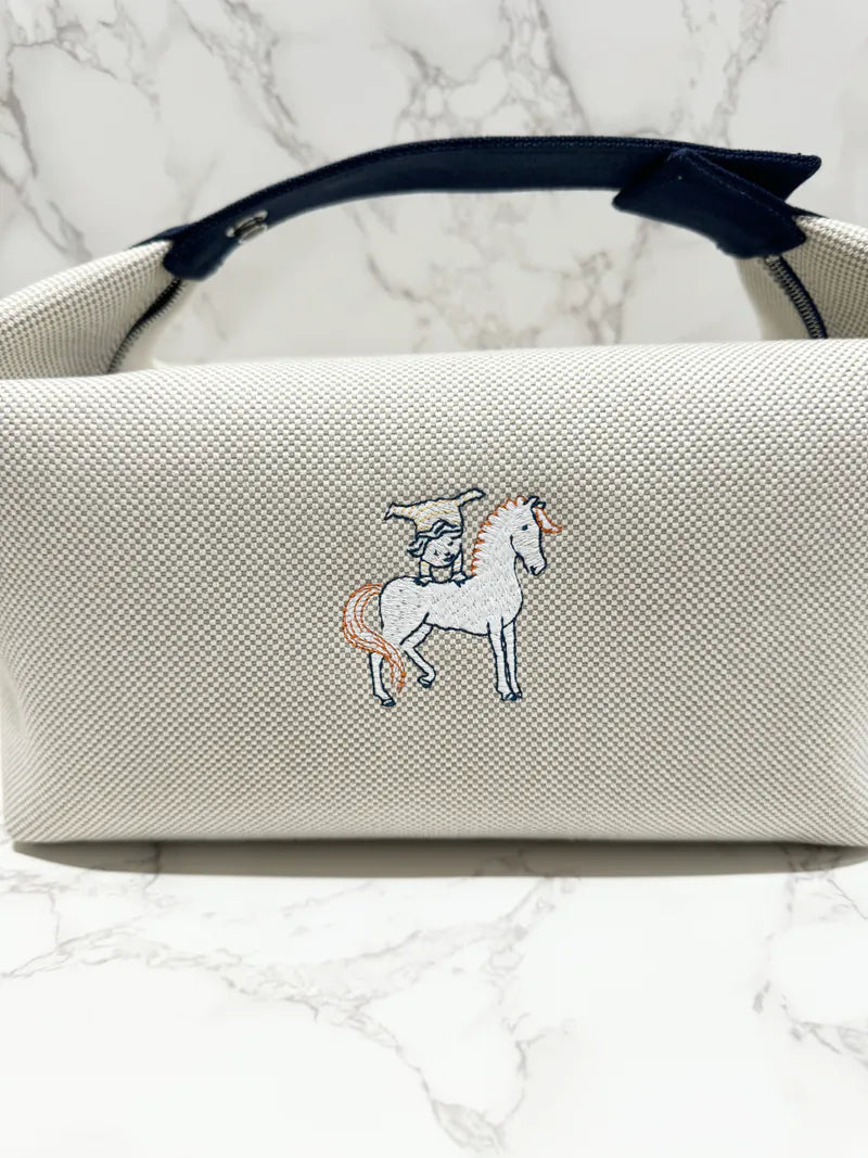 Hermes H Bride A Brac Case Cabriole GM Large Model Gris Perle