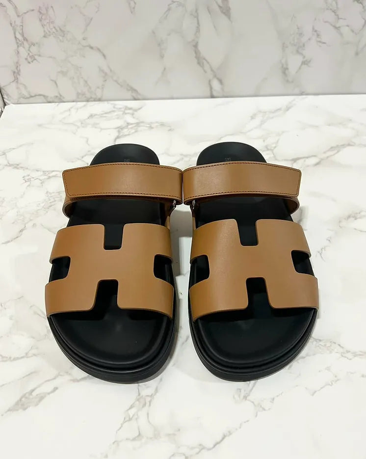 Hermes Sandales 西普自然色 38 號