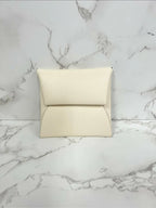 Hermes Calvi Hermes Bastia 零錢包 Nata/Sesame Epsom