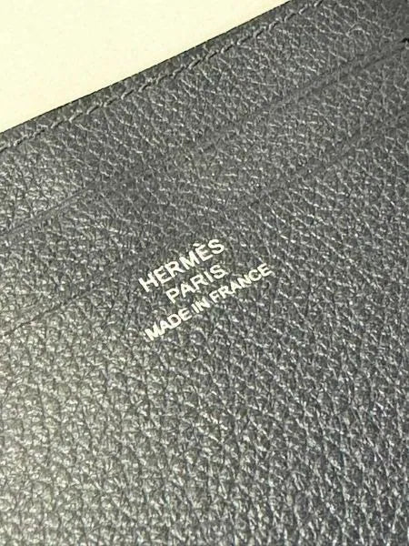 愛馬仕 Citizen 斜紋卡包 午夜藍