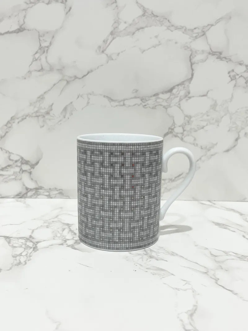 Hermes Mosaique AU 24 Platinum Mug 24k