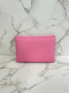 愛馬仕 Calvi 卡包 愛普生櫻花 5P