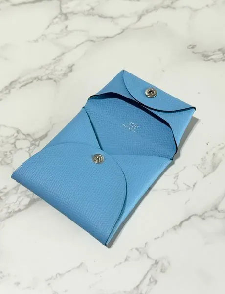 Hermes Calvi Bastia 零錢包 7N CELESTE