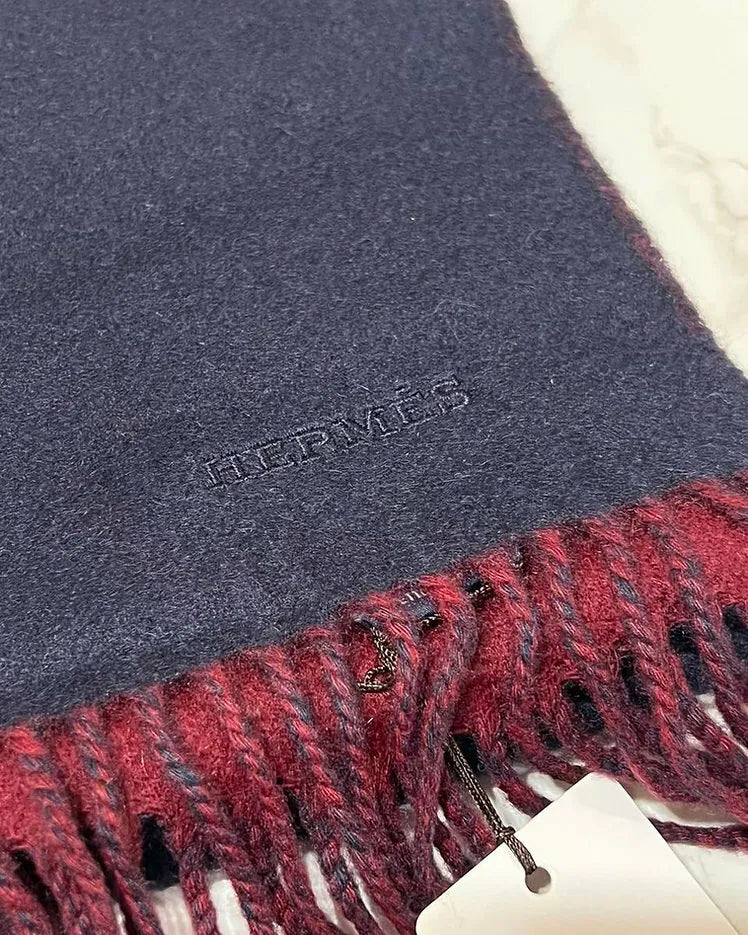 愛馬仕 Esharpe Cashmire Patch Lucky Muffler