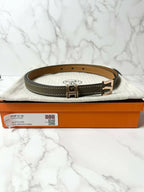 愛馬仕 POP H 15 女士腰帶 灰褐色 RGHW