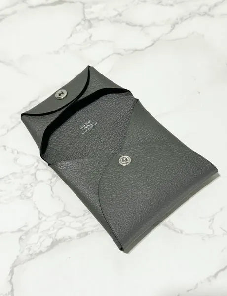 Hermes Calvi Bastia 零錢包 0L Gris Myer