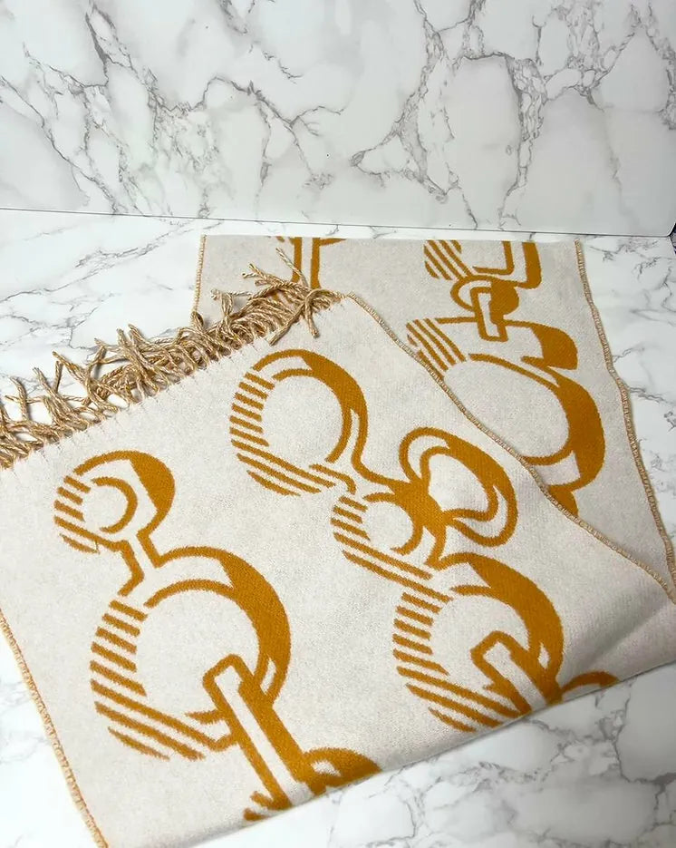 Hermes Casaque Do Re Boucles 圍巾