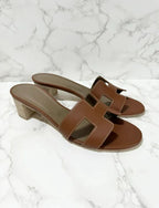 愛馬仕 Oasis 金色涼鞋 39