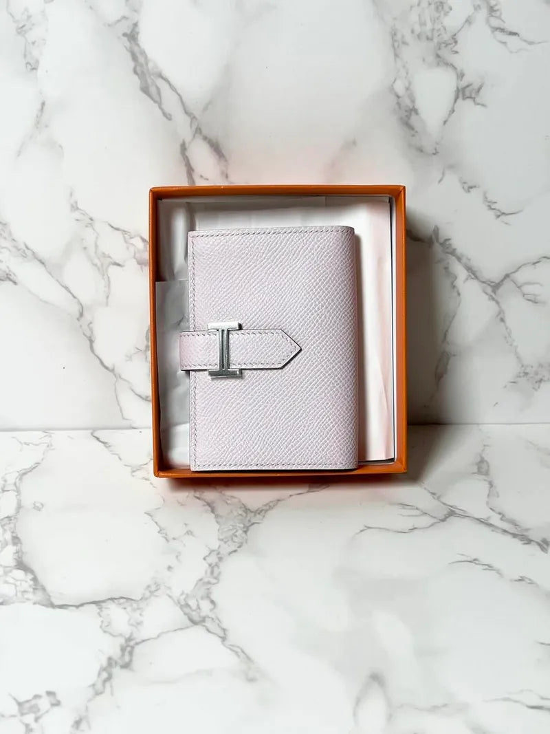 ❤️愛馬仕 Bearn 卡包皮夾 Epsom Mauve Pale PHW