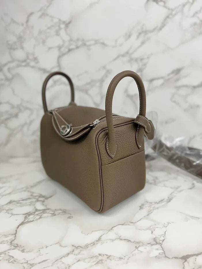 Hermes Mini Lindy TC Etoupe PHW 18