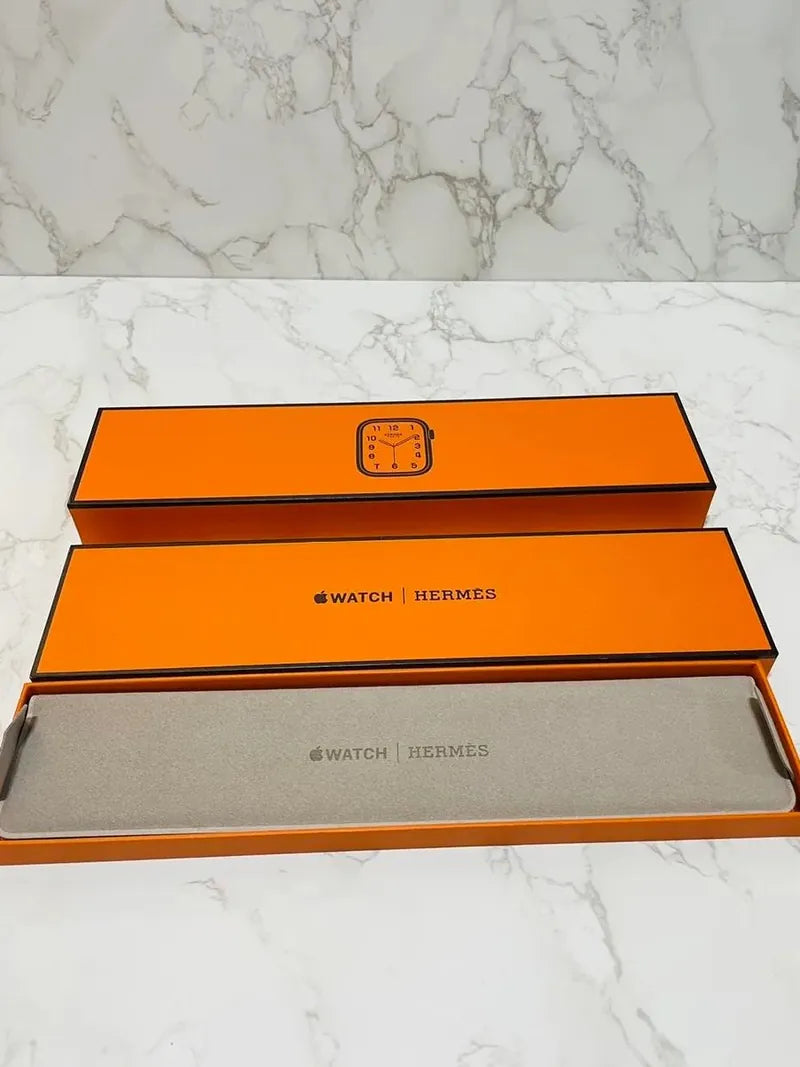 Hermes Series 8 case Band Apple Watch Herme Single Tour 45 mm Gris Myer