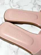 愛馬仕 Oran 涼鞋 H Rose Pale 38碼