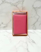 愛馬仕 Calvi Duo Compact 卡包 愛普生玫瑰杜鵑花色 8W