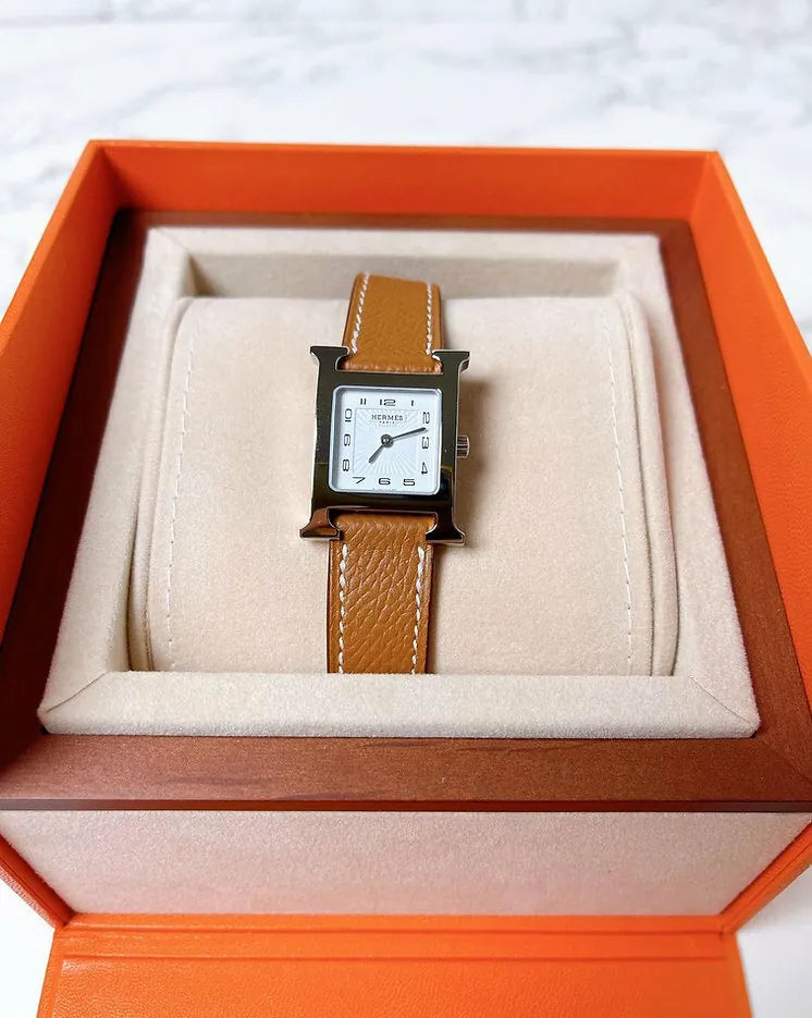 Hermes Heure H 腕錶，迷你款，21 毫米