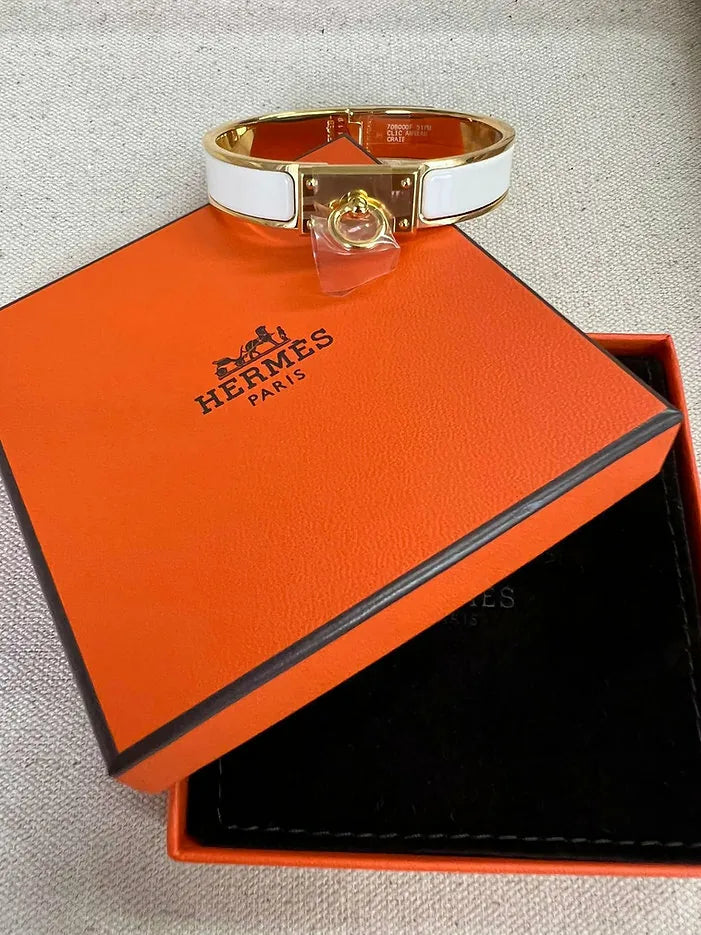 Hermes Clic Anneau 手鐲 Blanc GHW PM 型號2️⃣