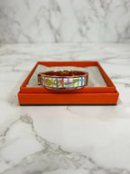 愛馬仕 Clic H Brides de Gala Bayadere 手鐲 RGHW PM 型號