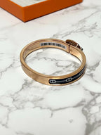 愛馬仕迷你 Clic Ch D'ancre 手鐲 RGHW PM 尺寸