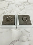 Hermes 白金鑽石戒指 白金鑽石對戒