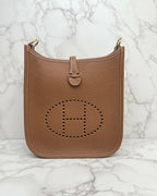 愛馬仕迷你Evelyne 16 TC 金色GHW B印記