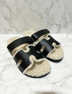 Hermes Sandales Femme Chypre Noir 41