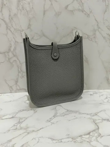 Hermes Mini Evelyne 16 TC Gris Myer PHW W Stamp