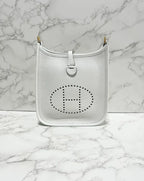 愛馬仕迷你 Evelyne 16 TC GHW 新款白色 0U