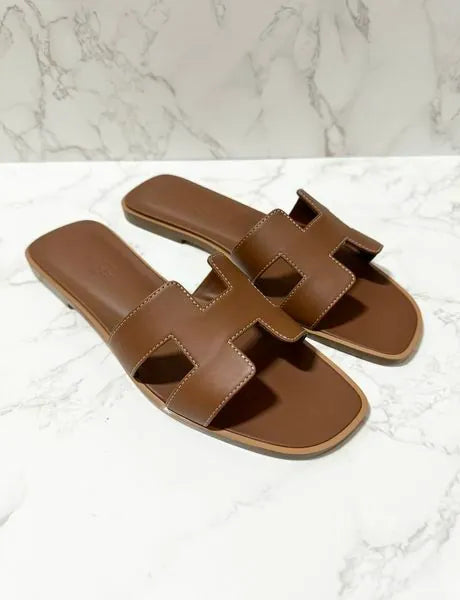 ❤️Hermes Oran Sandal H Gold Size 38