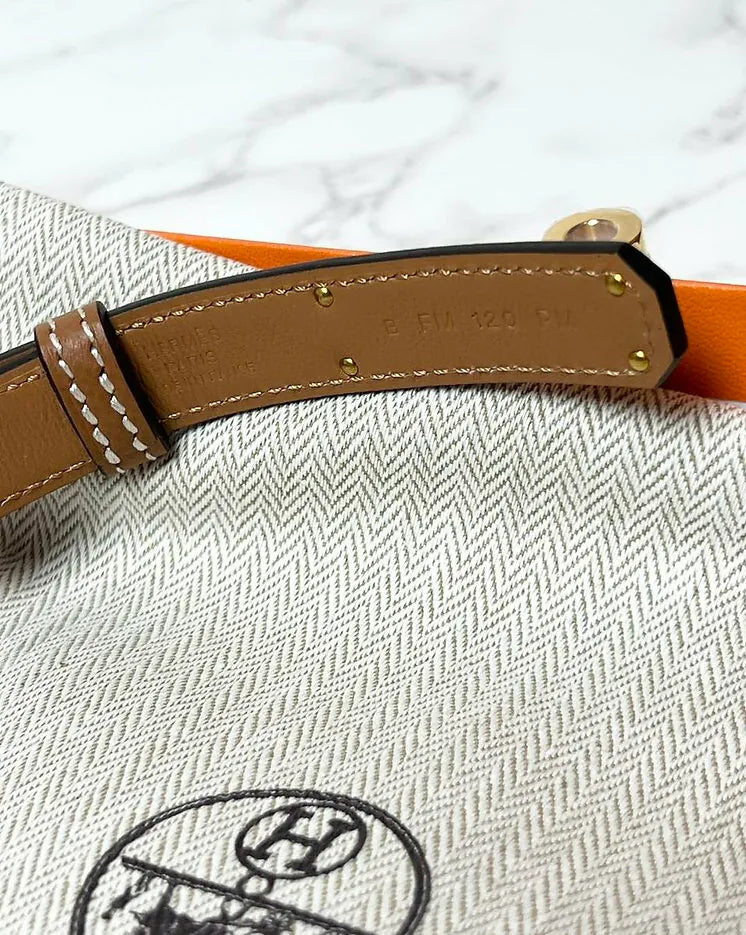 愛馬仕 Kelly 18 腰帶，金色 GHW