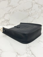 愛馬仕 Mini Evelyn 16 TC Noir 89 B 郵票 GHW