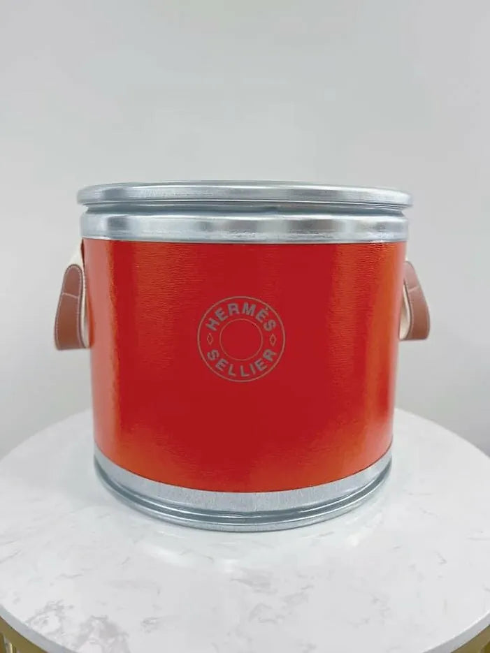 ❤️愛馬仕橙色馬鞍盒 - 小號