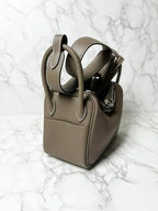 愛馬仕迷你 Lindy TC 灰褐色