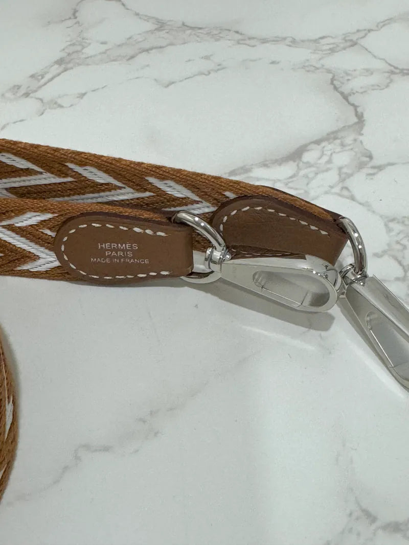 愛馬仕 H Mini Evelyne TC 金 PHW U 印章