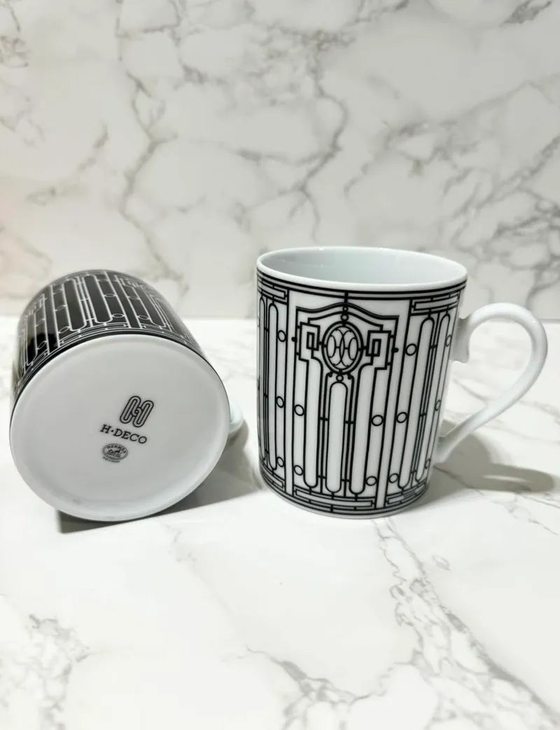 Hermes H Deco Coffret De 2 Mugs set