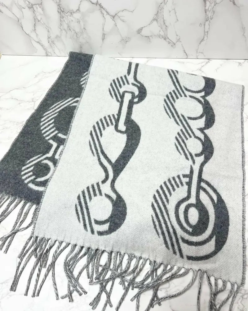 Hermes Casaque Do Re Boucles Muffler