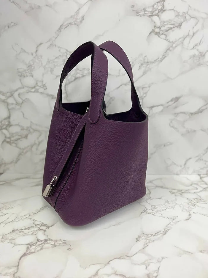 愛馬仕 Picotin Lock 18 包 TM Cassis N5 PHW