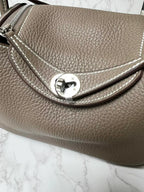 愛馬仕迷你 Lindy TC 灰褐色