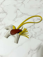 Hermes Rodeo Pagase PM Craie / Jaune De Naples / Cuivre