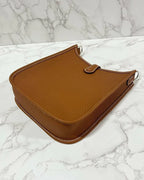 愛馬仕 H Mini Evelyn TC 金色 PHW B 印章