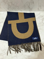 Hermes Casaque Grand Mors 圍巾 Marine / 青銅