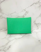 愛馬仕 Calvi 卡包 Epsom Vert Comics / Ert Fizz