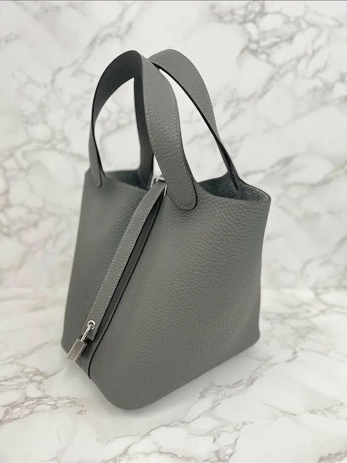 Hermes Picotin Lock 18 bag Gris Meyer TC PHW 0L 積雨雲灰 銀扣