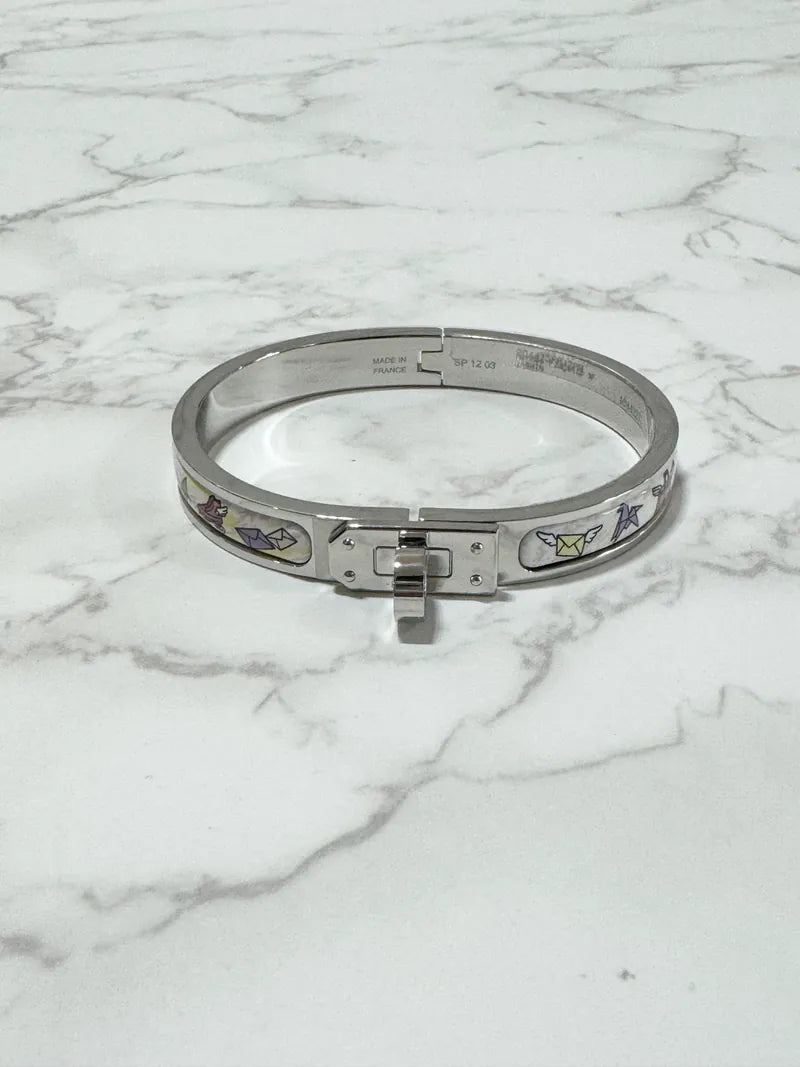 愛馬仕迷你Clic Kelly手鐲，愛馬仕旗艦茉莉手鐲