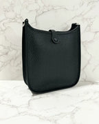 ❤️愛馬仕迷你Evelyne 16 TC Noir PHW B印章