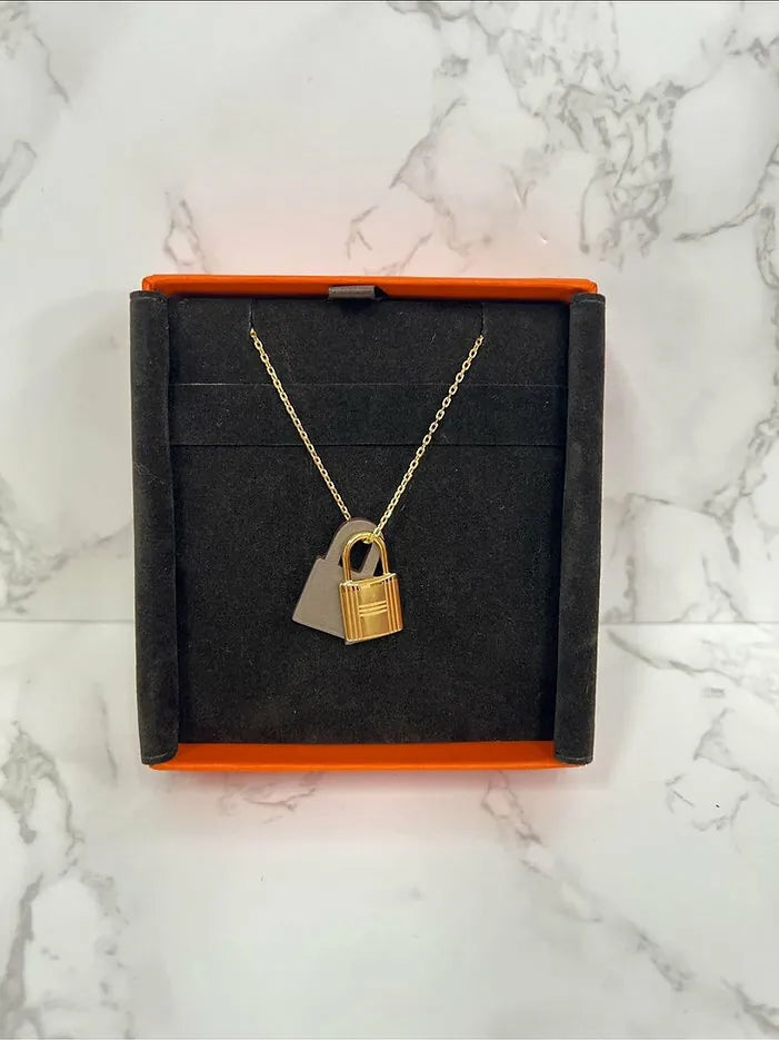 愛馬仕 O Kelly 吊墜項鍊 Etoupe GHW2️⃣