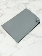 Hermes Porte-Passeport Tarmac Epsom Bleu Glacier Passport Holder