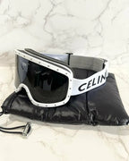 Celine Ski Mask in Plastic with metql studs