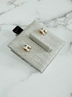 ❤️愛馬仕迷你 Pop H 耳環 白色 RGHW