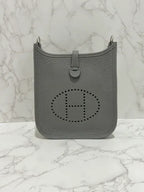 Hermes Mini Evelyne 16 TC Gris Myer PHW W Stamp